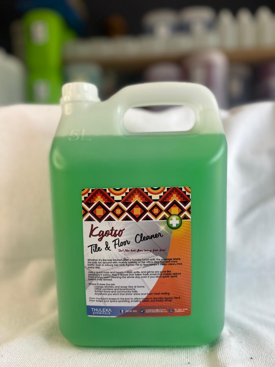 Kgotso Tile & Floor Cleaner - Coastal Green Fragrance 5L