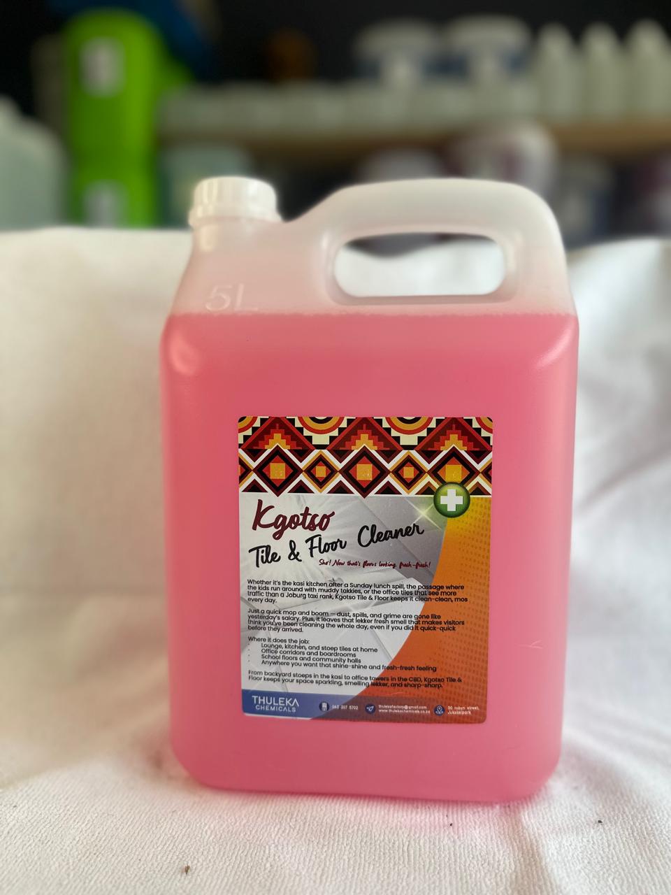Kgotso Tile & Floor Cleaner - Rose Fragrance 5L