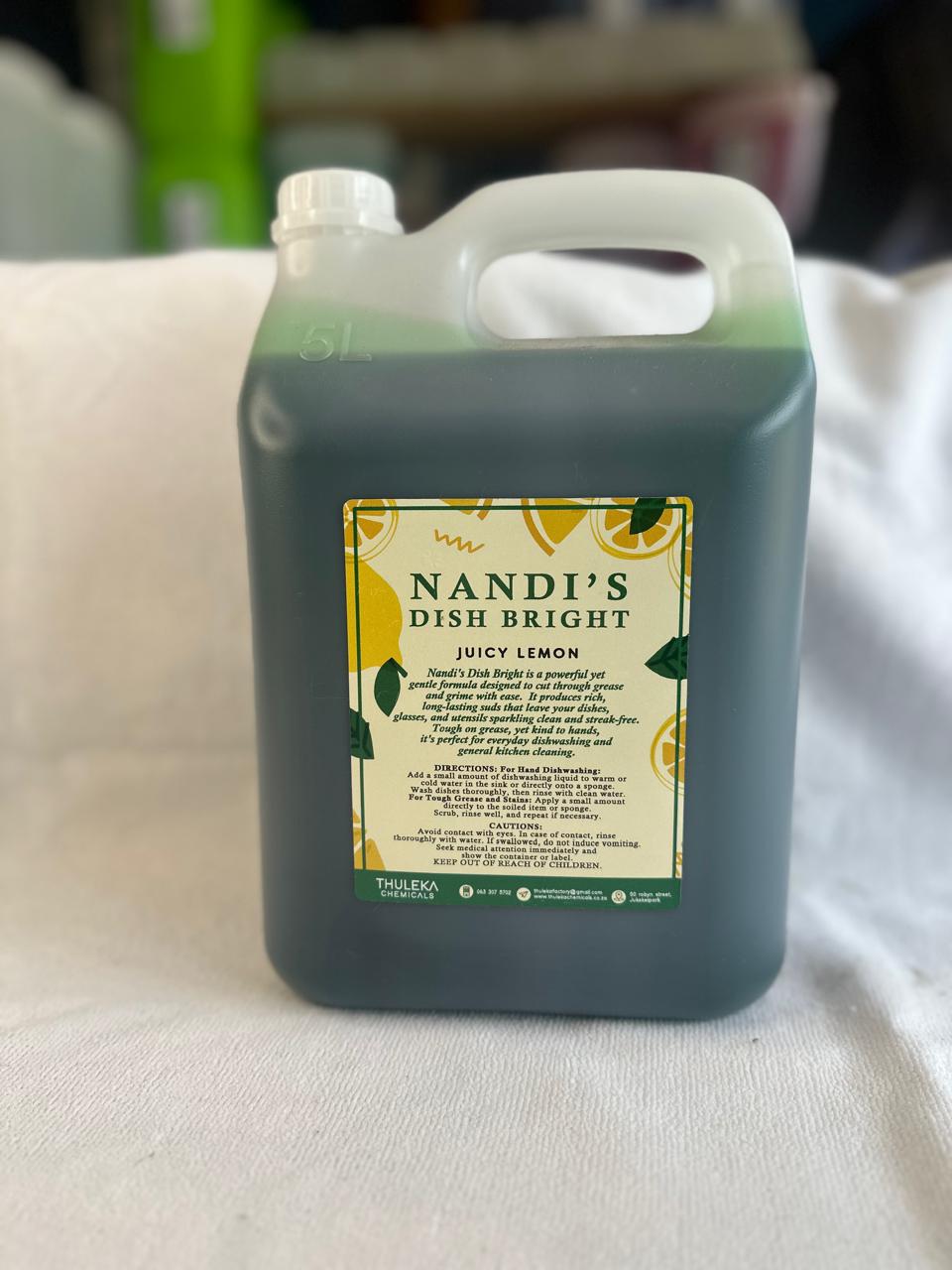 Nandi's Dish Bright Juicy Lemon - Premium Brand 5L