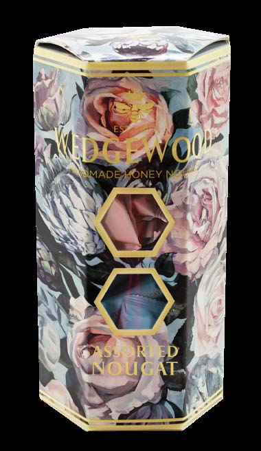 556g Large Floral Gift box Assorted Chocolate & Nougat Bon Bons