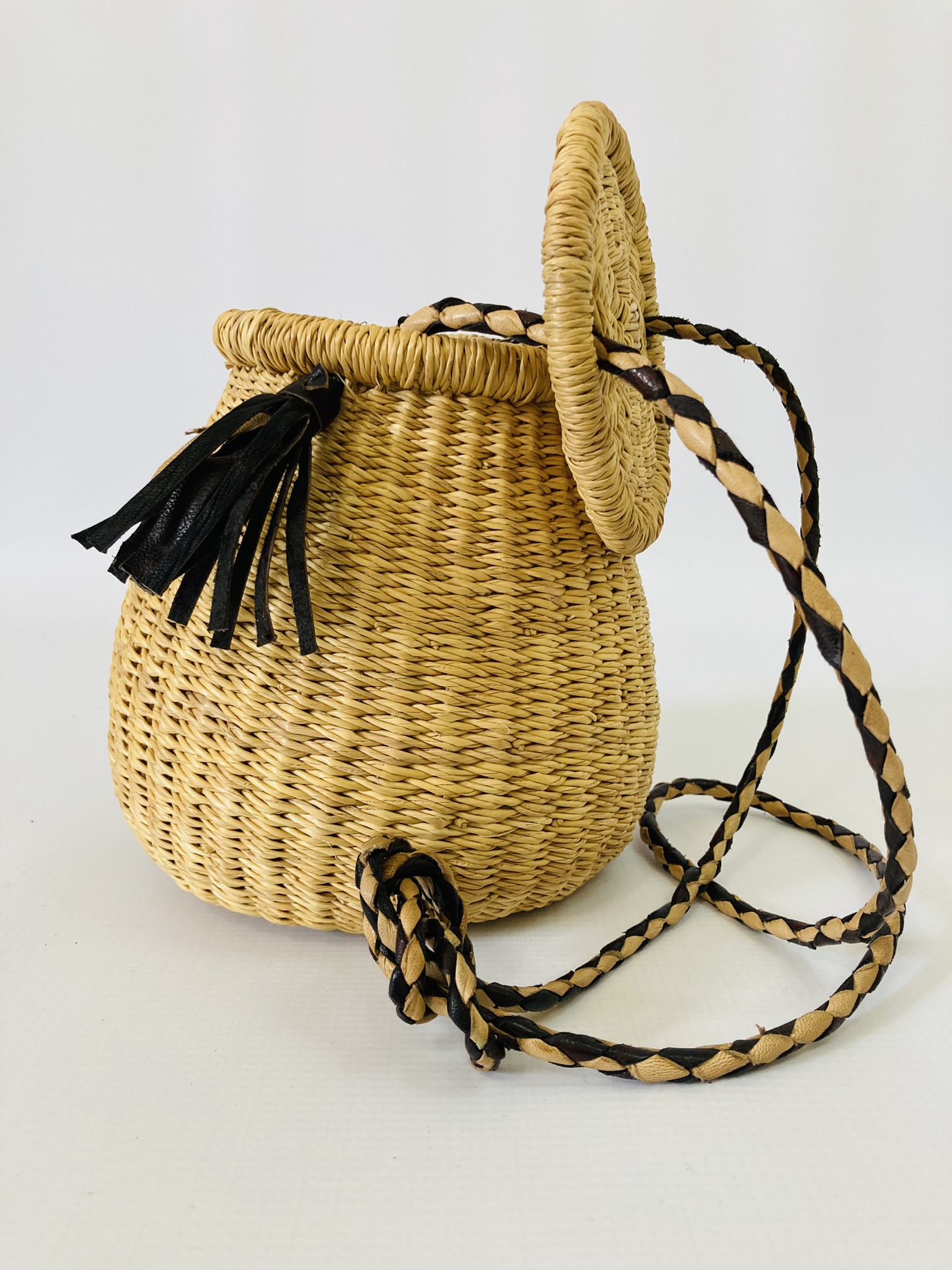 Natural Bolga Pot Bag - Bloom ZA