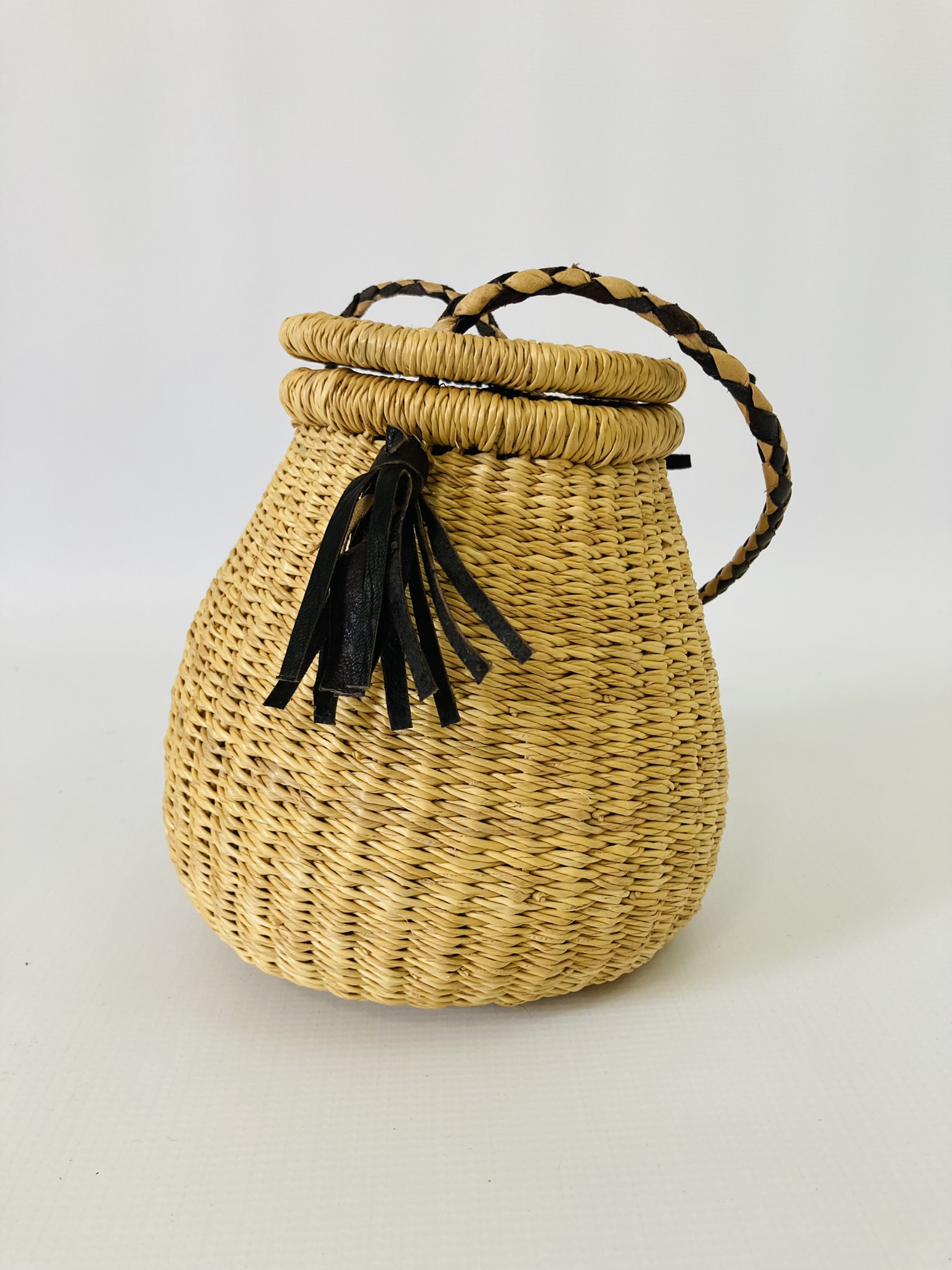 Natural Bolga Pot Bag - Bloom ZA thumbnail 3