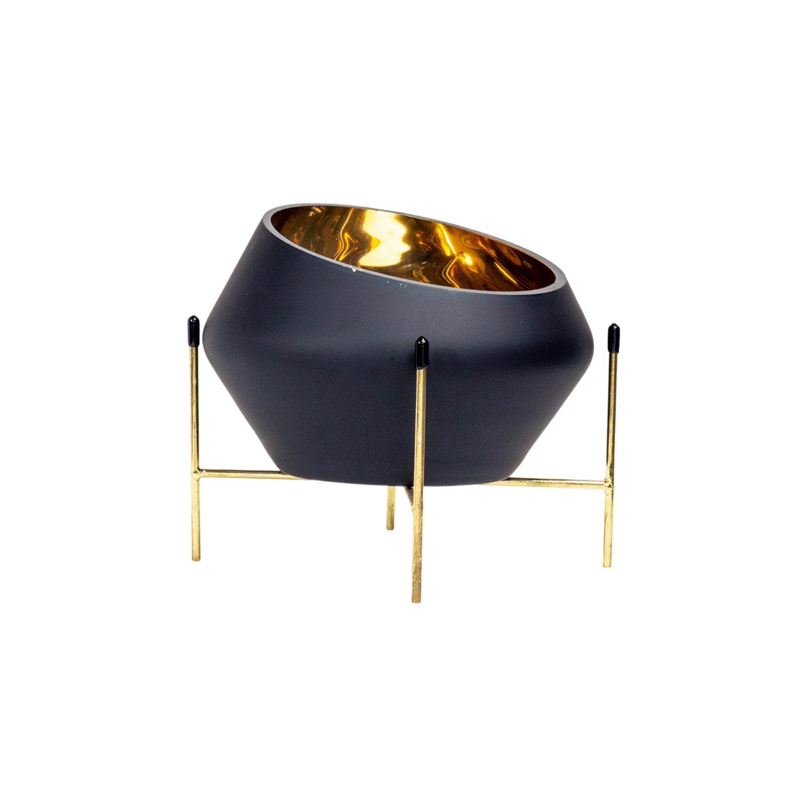Black/Gold Vase