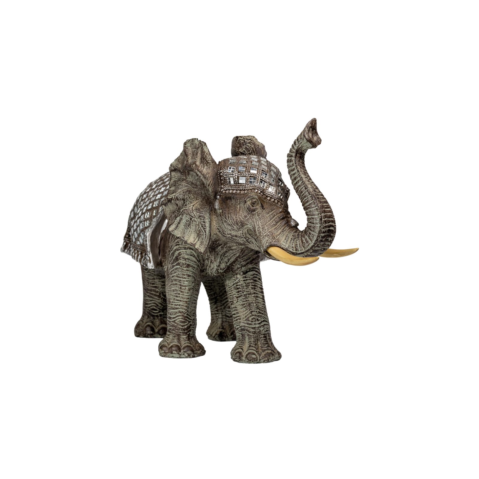 Clay Elephant Sculpture