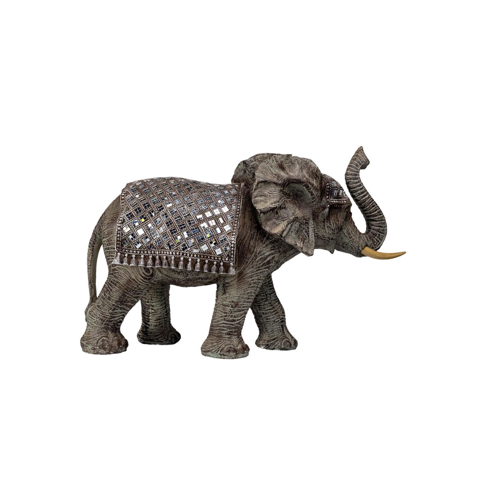 Clay Elephant Sculpture thumbnail 2