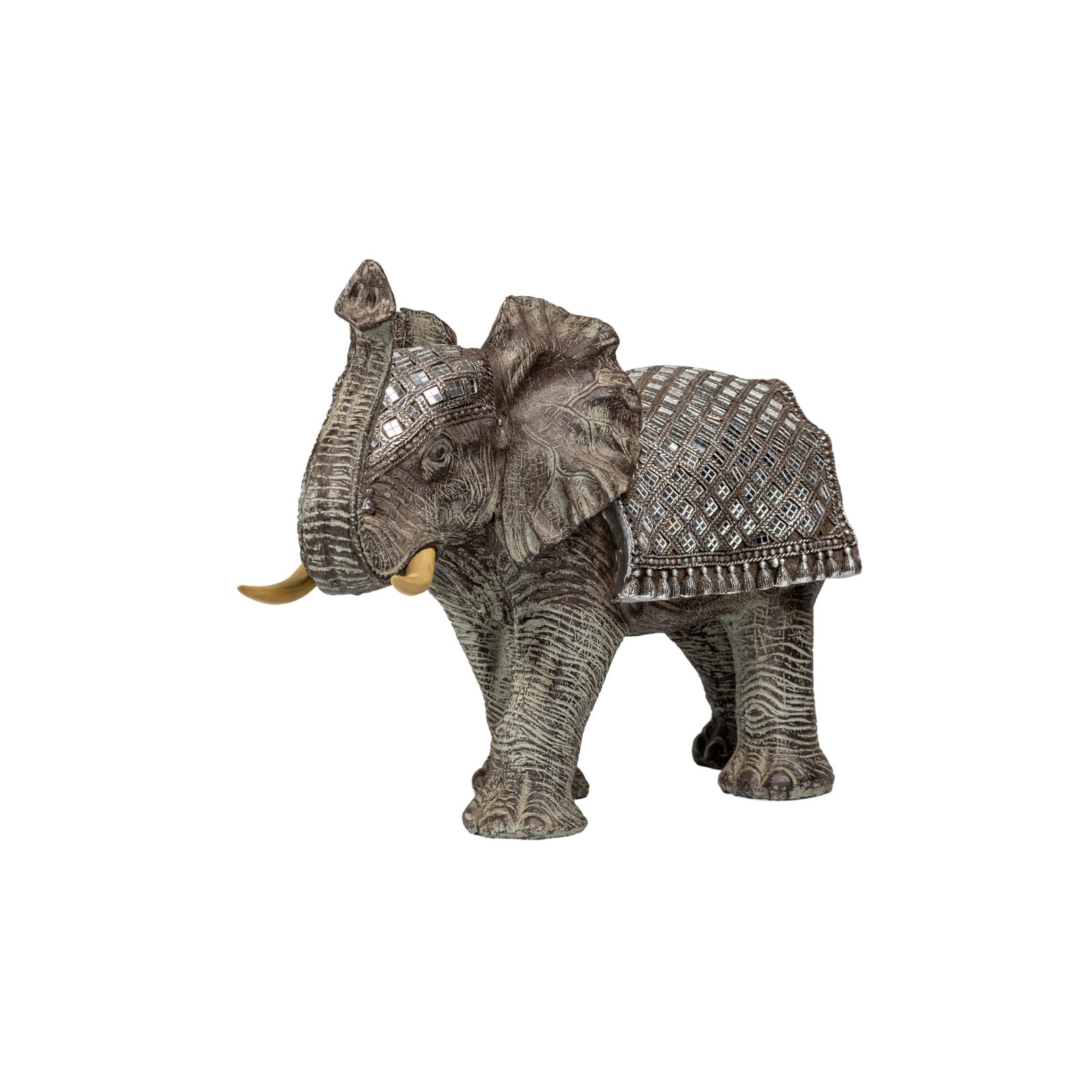Clay Elephant Sculpture thumbnail 4