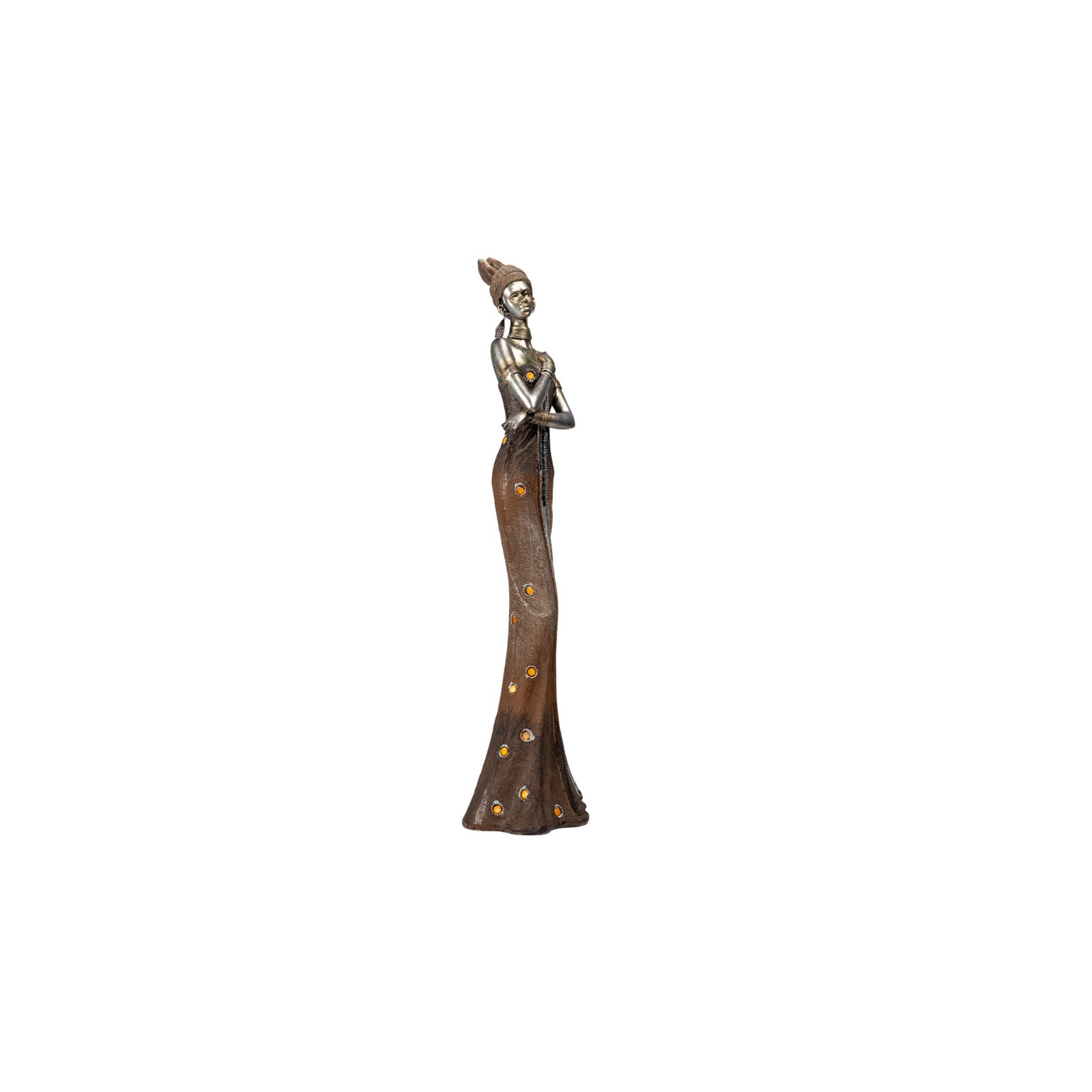 Elegant African Grace Figure