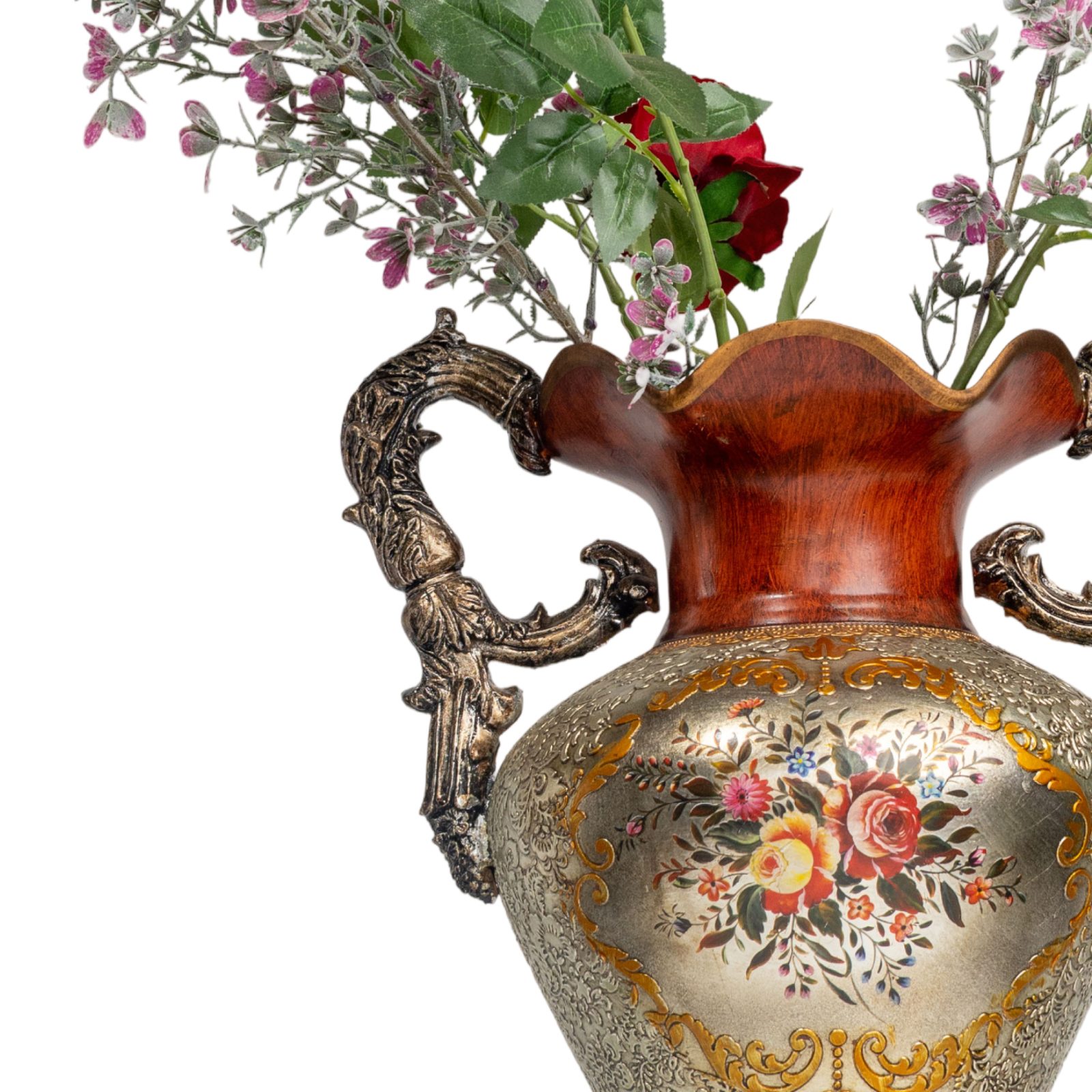 Royal Heritage Floral Amphora Vase thumbnail 3
