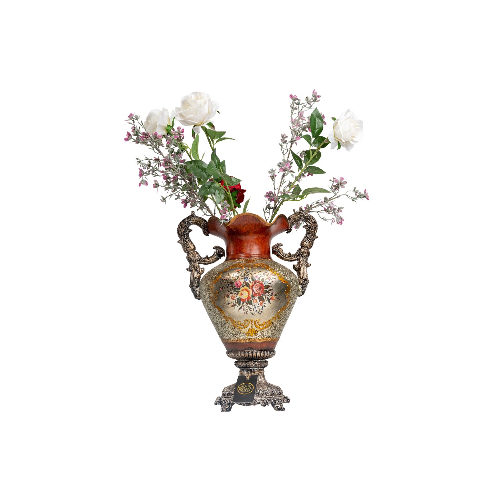 Royal Heritage Floral Amphora Vase thumbnail 2