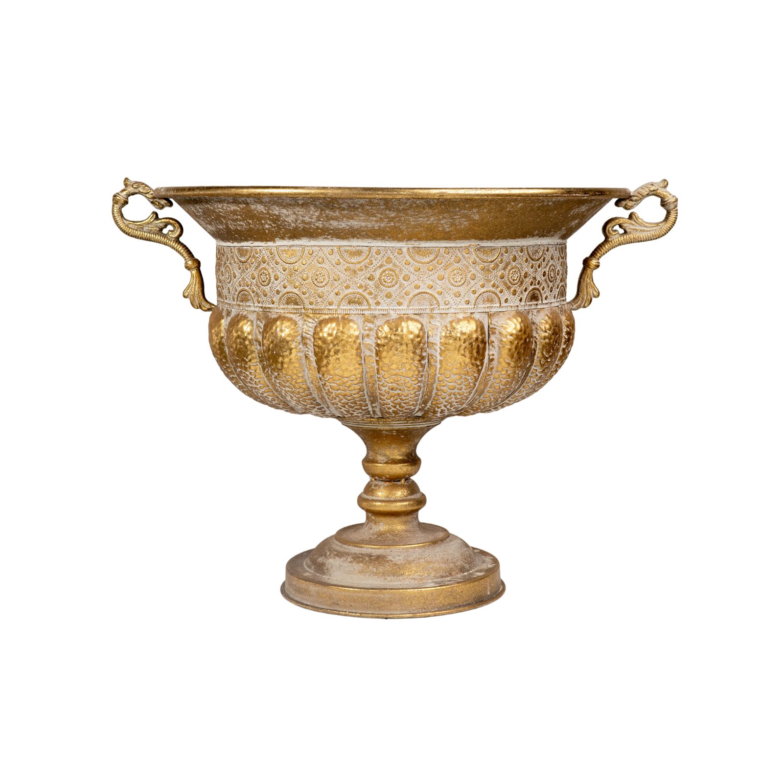 Vintage Gilded Filigree Chalice Urn