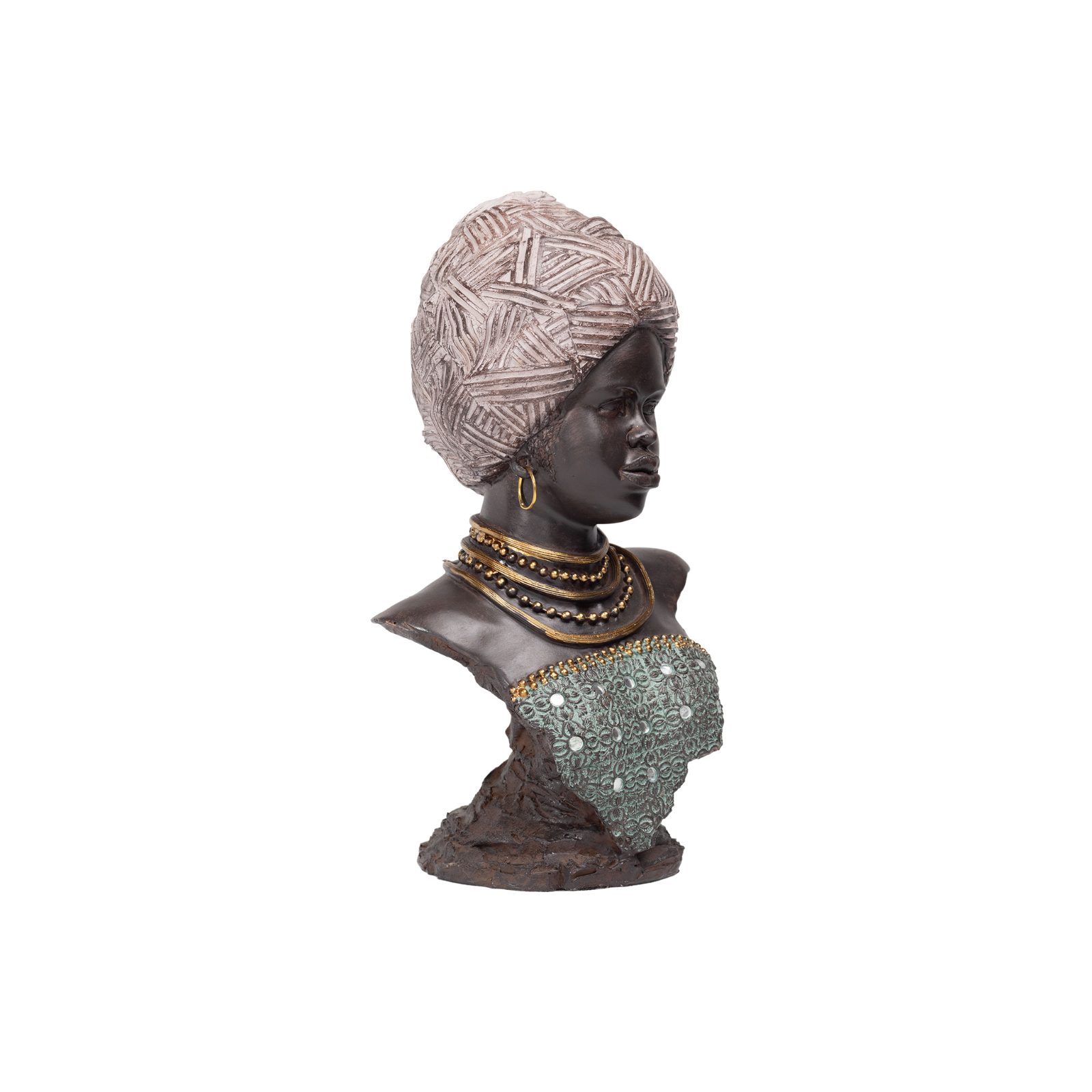 Heritage Queen African Bust Sculpture thumbnail 2