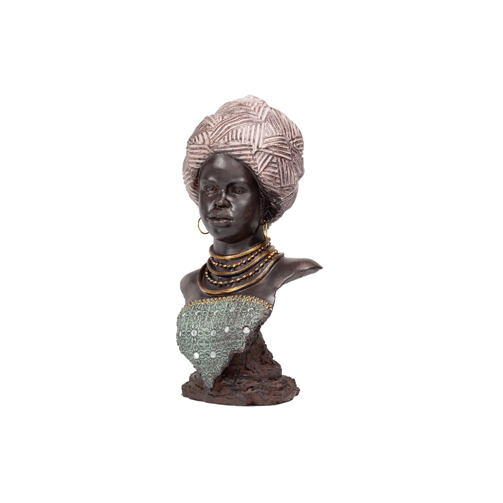Heritage Queen African Bust Sculpture thumbnail 3