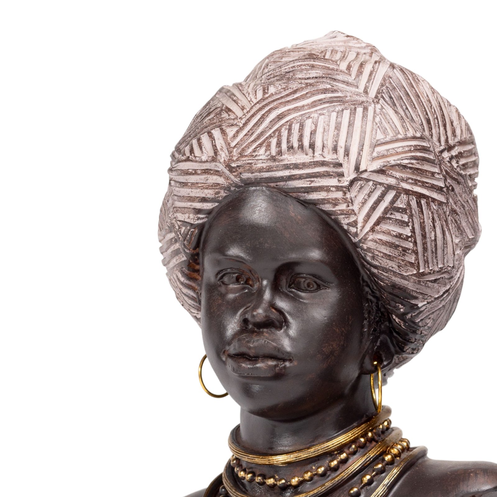 Heritage Queen African Bust Sculpture thumbnail 4