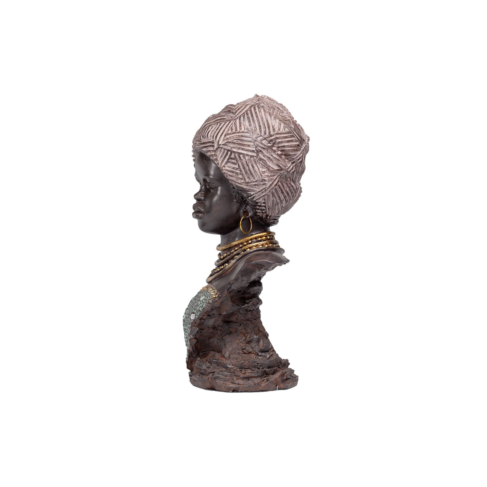 Heritage Queen African Bust Sculpture thumbnail 5