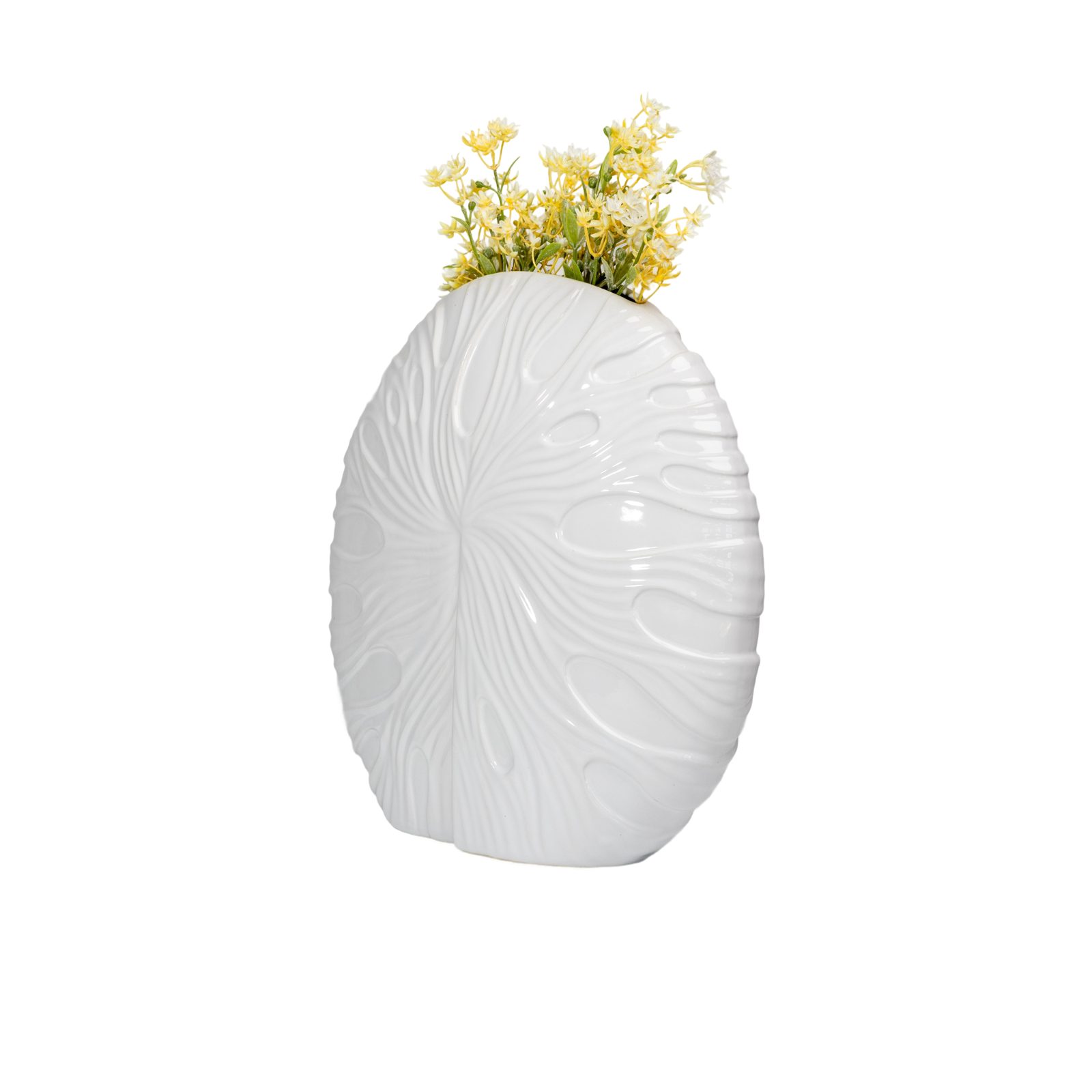 Organic Ripple Disc Vase thumbnail 2