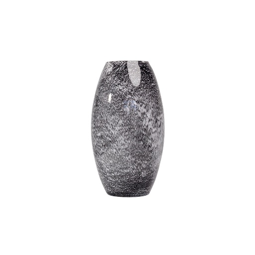 Monochromatic Granite-Glass Ovoid Vase