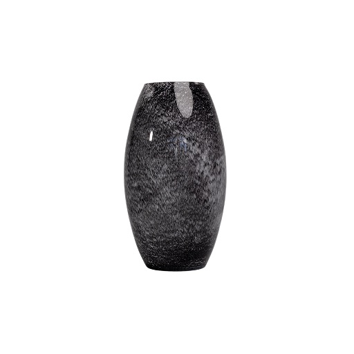 Monochromatic Granite-Glass Ovoid Vase thumbnail 2