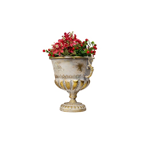 Renaissance Gilded Pedestal Urn thumbnail 2