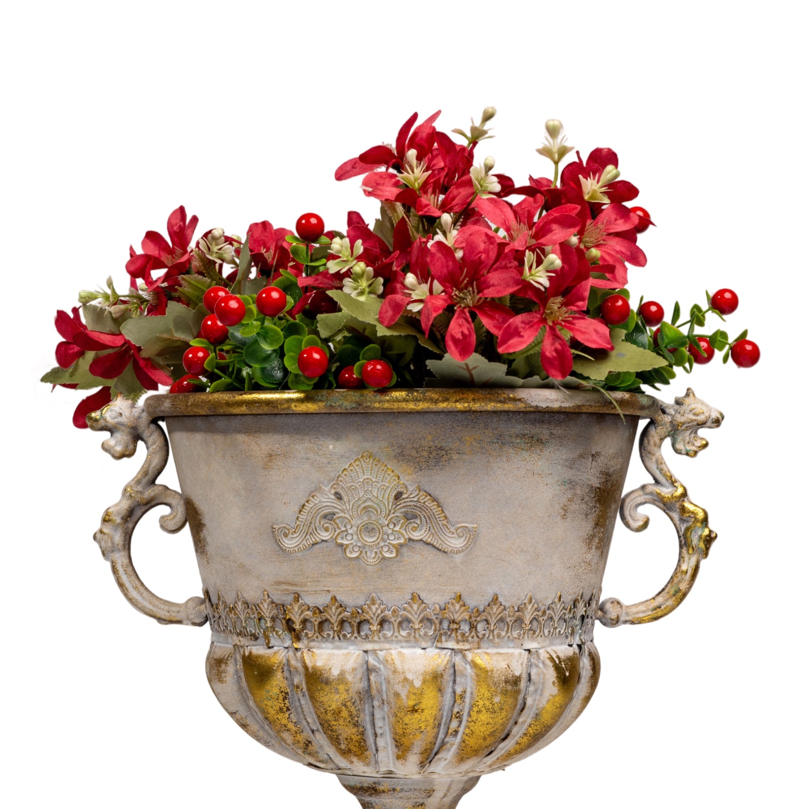 Renaissance Gilded Pedestal Urn thumbnail 3