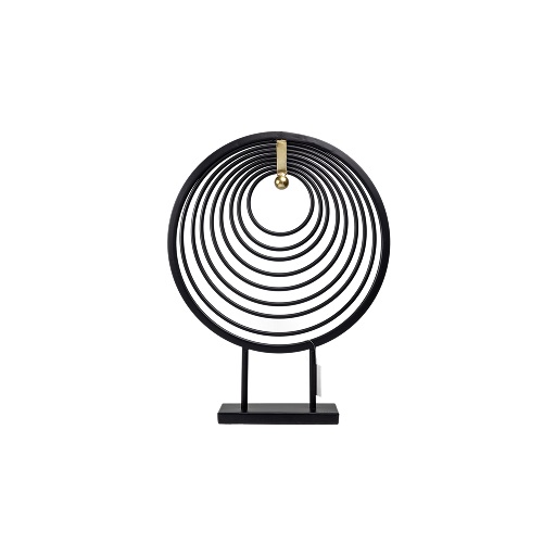 Kinetic Concentric Ring Sculpture