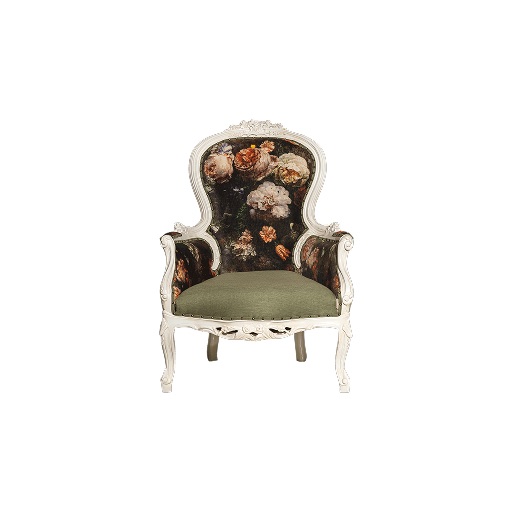Provincial Floral Tapestry Armchair