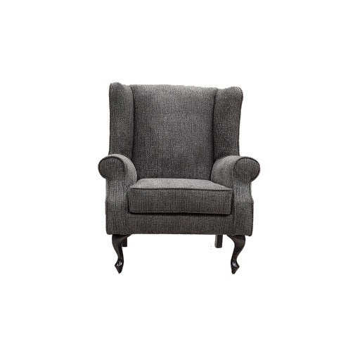 Granite Textured Wingback Armchair