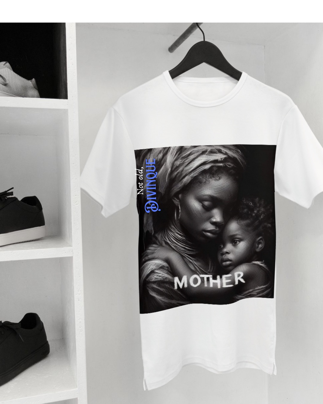 premium African print T-shirt.