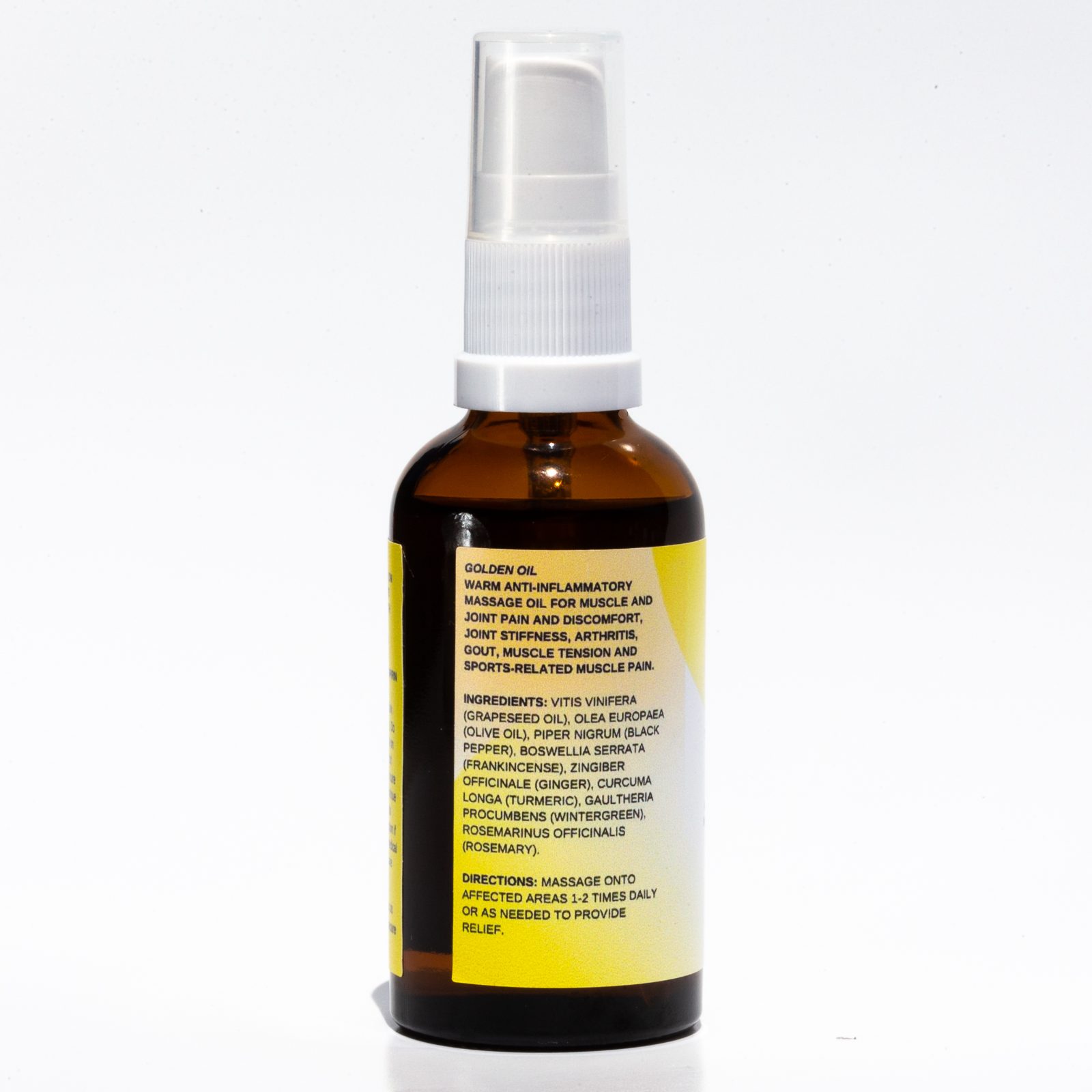 Golden Oil Turmeric Massage Oil | Warming Botanical Massage Oil for Muscles & Joints thumbnail 2