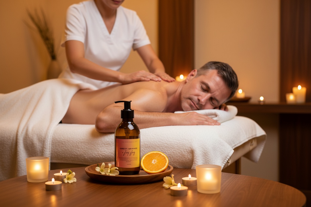Sweet Orange & Ylang Ylang Massage Oil thumbnail 2