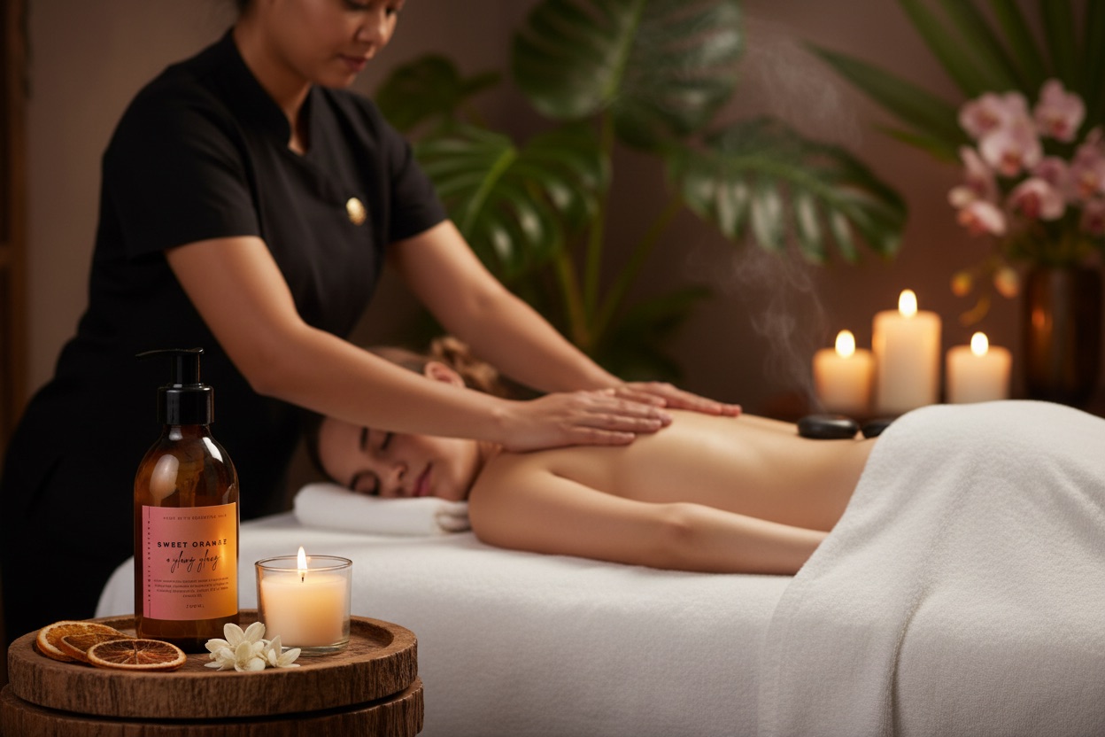 Sweet Orange & Ylang Ylang Massage Oil thumbnail 3
