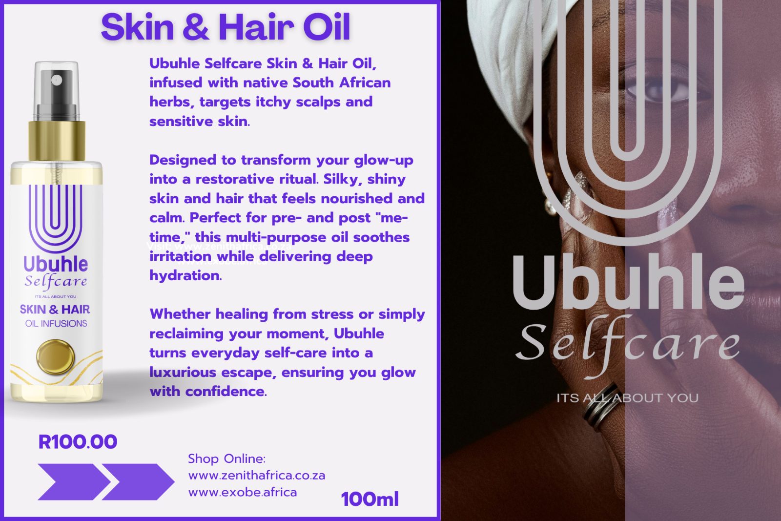 Ubuhle Selfcare Skin & Hair Oil Infusions thumbnail 2