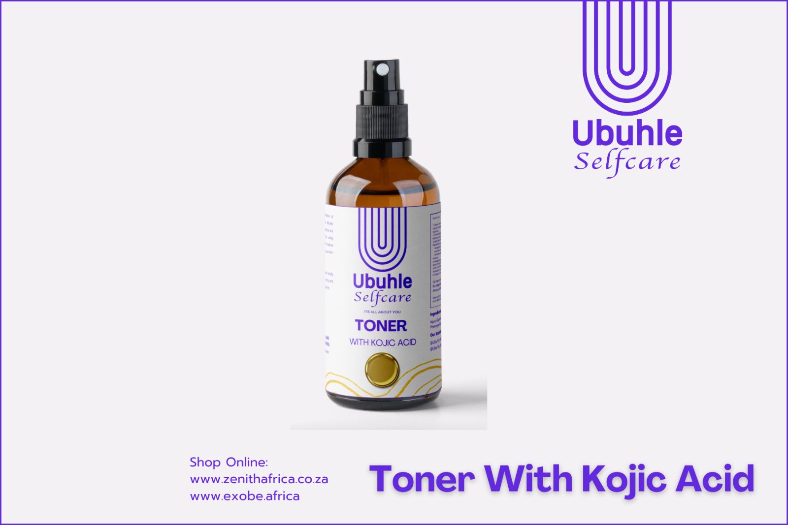 Ubuhle Selfcare Face Toner - with Kojic Acid 
