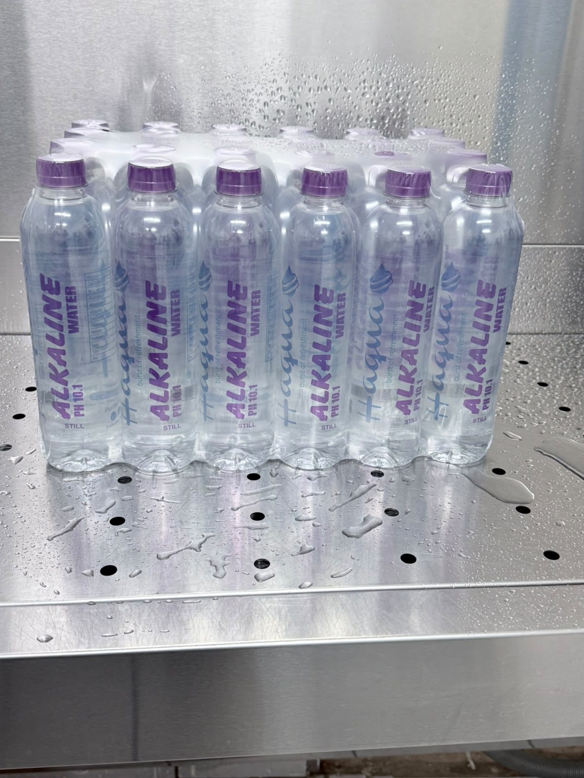 Haqua Alkaline Ph 10.1 burst of refreshment water 500ml 24 bottle