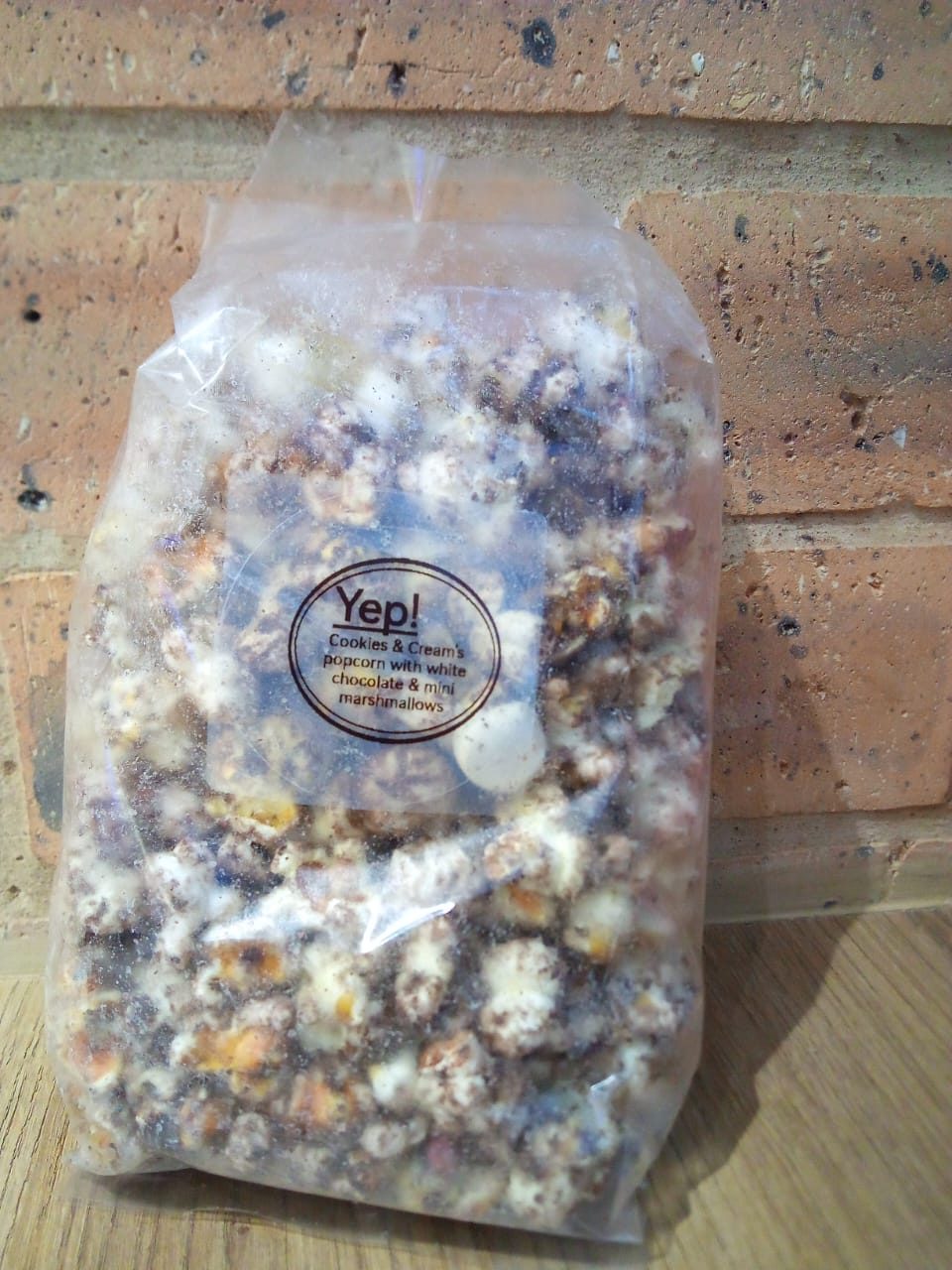 Yep! Cookies & creams flavoured popcorns