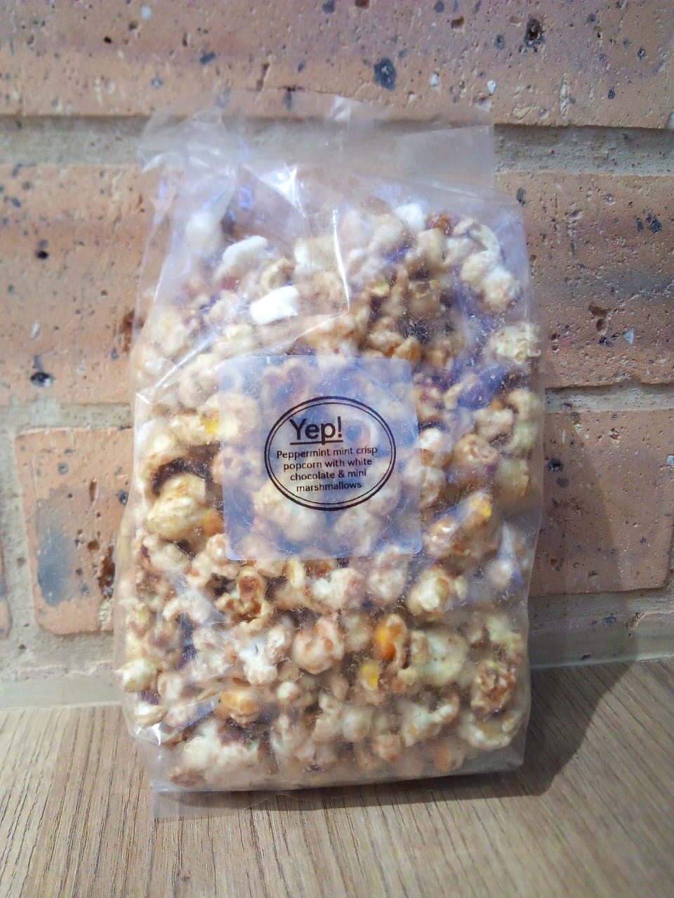 Yep! Peppermint flavoured popcorns