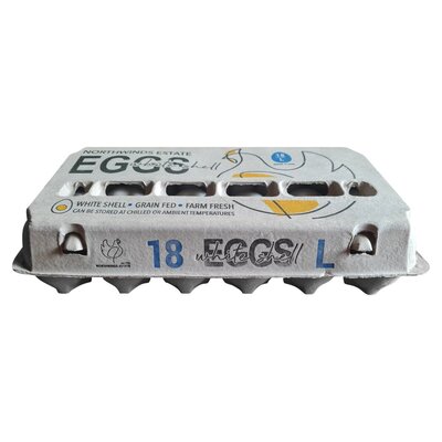 Large Fresh Farm Eggs Grade 1 18-Pack