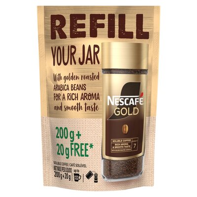 Nescafe Gold Rich & Smooth Freeze Dried Coffee 200g Jar