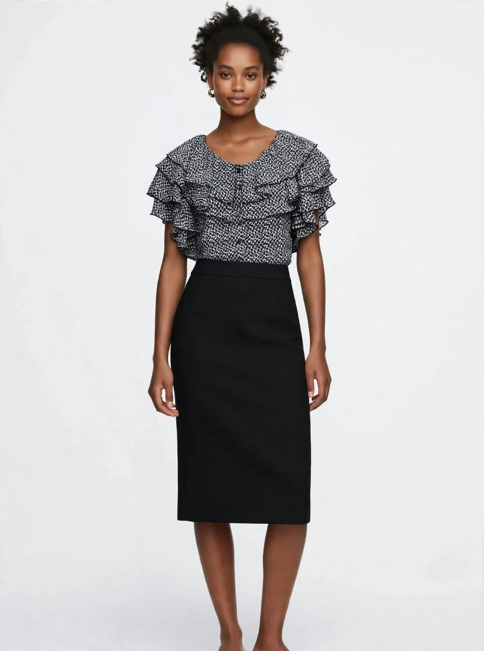 Flared Blouse